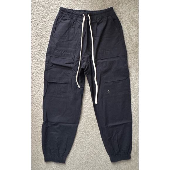 Godi Wear Classic Heavyweight Boxy Navy T-shirt & Black Pants Mens Xsmall NEW - Picture 7 of 12